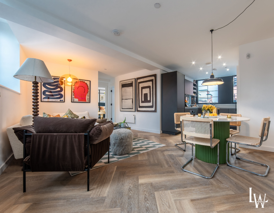 Lockside Wharf - living area logo